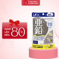 Viên Uống Bổ Sung Kẽm ZinC DHC Ngừa mụn - Mờ thâm gói 60 viên (60 ngày)