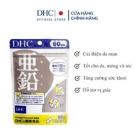 Viên uống Bổ sung Kẽm ZinC DHC gói 60 viên (60 ngày)