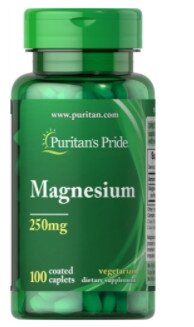 Viên uống bổ sung Magie - Puritan's Pride Magnesium 250 mg