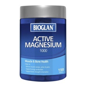 Viên uống bổ sung Magie Bioglan Active Magnesium 1000mg 150 viên