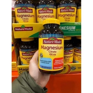 Viên uống bổ sung magie Nature Made Magnesium Citrate 180 viên