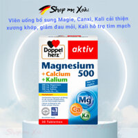 VIên uống bổ sung Magie, Canxi, Kali cải thiện xương khớp, giảm đau mỏi, hộp 30 viên