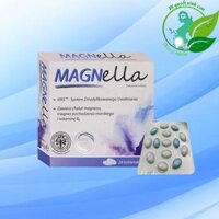 Viên Uống Bổ Sung Magie Magnella - Vitamin B6, Vitamin Bầu, Bổ Thần Kinh, Đau Cơ, Chuột Rút (Hộp 28 Viên)