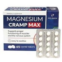 Viên uống bổ sung magie, viatmin B6, vitamin e, Magnesium Cramp Max - chống co cơ chuột rút(Nhập khẩu Ba Lan)