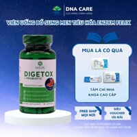 Viên uống bổ sung men tiêu hóa Enzym Digetox Probiotic hộp 60 viên