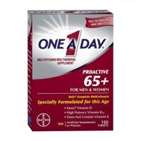 Viên uống bổ sung Multivitamin One A Day Proactive 65+ Men & Women