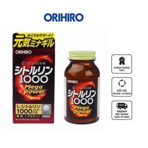 Viên uống bổ sung năng lượng Citrulline 1000mg Orihiro 240 viên