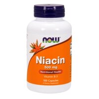 Viên uống bổ sung Now Foods Niacin 500mg 100 viên