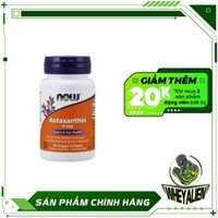 Viến uống bổ sung NOW Astaxathin 4mg 60 viên