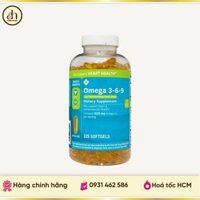 Viên uống bổ sung Omega 3 6 9 Member’s Mark Supports Heart Health của Mỹ hộp 325 viên