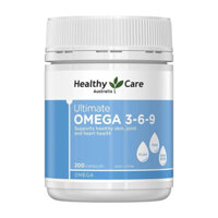 Viên uống bổ sung Omega 3 6 9 Healthy Care Ultimate của Úc, hộp 200 viên