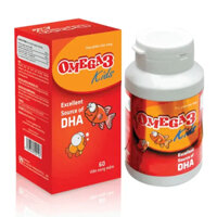 Viên uống bổ sung OMEGA 3 Kids DHA Meracine lọ 60 viên
