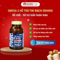 Viên uống bổ sung Omega 3 Orihiro Nhật Bản sáng mắt và tốt cho tim mạch - Hàng Nhật Kenbi