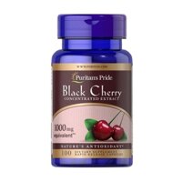Viên uống bổ sung Puritan’s Pride Black Cherry 1000mg của Mỹ 100 viên