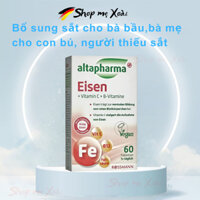 Viên uống bổ sung sắt, các loại vitamin Eisen Altapharma