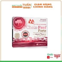 Viên Uống Bổ Sung Sắt Cho Bà Bầu Chela Ferr Forte Phòng Ngừa Nguy Cơ Sinh Non Và Băng Huyết Sau Sinh Hộp 30 Viên