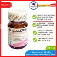 Viên uống bổ sung sắt cho phụ nữ và bà bầu Blackmores Women’s Premium Iron không gây táo bón