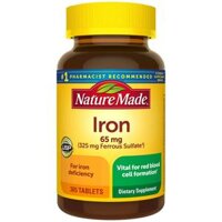 Viên uống bổ sung sắt nature made iron 365 viên của Mỹ