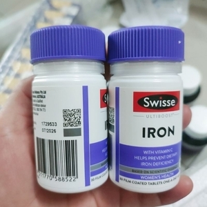 Viên uống bổ sung sắt Swisse Ultiboost Iron 30 viên