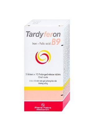 Viên uống bổ sung sắt Tardyferon B9 cho bà bầu bà bầu
