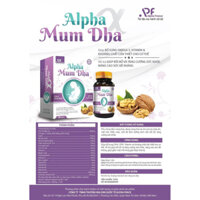 Viên uống bổ sung Sắt và Vitamin tổng hợp Alpha Mum DHA (Hộp 30 viên)