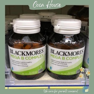 Viên uống bổ sung vitamin B Blackmores Mega B Complex 75 viên