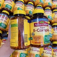 Viên uống bổ sung vitamin B của Mỹ - Nature Made Super B-Complex 460 viên