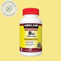 VIÊN UỐNG BỔ SUNG VITAMIN B12 5000MG KIRKLAND 300 VIÊN CỦA MỸ