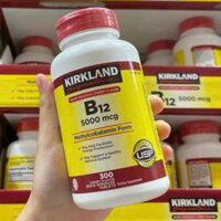 Viên Uống Bổ Sung Vitamin B12 Kirland 300 Viên 5000 mcg Bổ Máu và Thần Kinh - Hàng Mỹ Chính Hãng