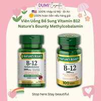 Viên Uống Bổ Sung Vitamin B12 Nature’s Bounty Methylcobalamin