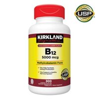 Viên uống bổ sung Vitamin B12 Kirkland Signature 5000 mcg của Mỹ