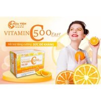 Viên uống Bổ sung vitamin C cho cơ thể, hỗ trợ tăng cường sức đề kháng VITAMIN C 500 FAST Hộp 5 vỉ x 10 viên