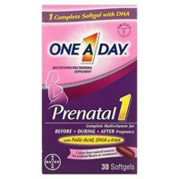 Viên uống bổ sung vitamin cho mẹ bầu One A Day Women's Prenatal 1 Multivitamin 30 viên