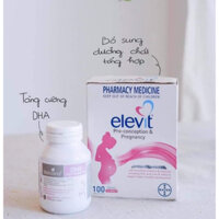 Viên uống bổ sung vitamin cho mẹ bầu Elevit Healthy Baby Healthy Mum 100 viên Úc