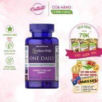 Viên uống bổ sung vitamin cho nữ giới Puritan's Pride One Daily Women’s Multivitamin 100 viên