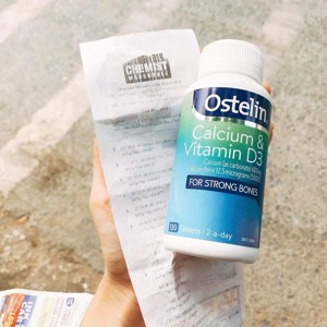 Viên uống bổ sung Vitamin D & Calcium Ostelin 130 viên