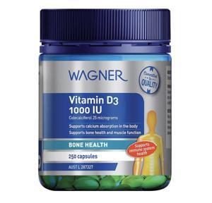 Viên uống bổ sung Vitamin D3 Healthy Care Vitamin D3 1000IU 250 viên