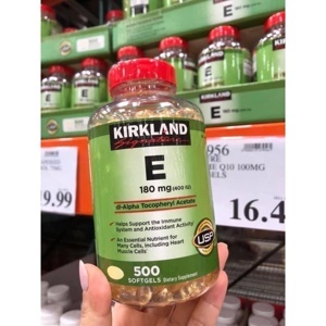 Viên uống bổ sung Vitamin E Kirland Vitamin E 400 IU 500 viên