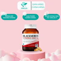 Viên Uống Bổ sung Vitamin E Tự Nhiên 1000IU Blackmores Úc 30 Viên - 100 viên - Giúp Đẹp Da, Đẹp Tóc