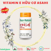 Viên uống bổ sung vitamin e hữu cơ dear natura hãng asahi made in japan