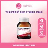 Viên Uống Bổ Sung Vitamin E 1000iu - Blackmore Natural Vitamin E 1000IU - 30/100 viên