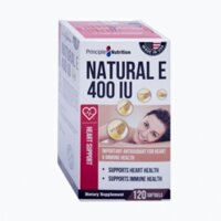 Viên uống bổ sung Vitamin E Natural E 400 IU 120 viên