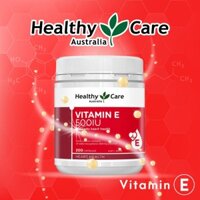 Viên uống bổ sung Vitamin E Healthy Care 500IU 200 viên của Úc Quà Tặng Mẹ