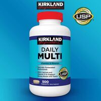 Viên uống bổ sung vitamin hàng ngày  Kirkland Signature Daily Multi - loại 500 viên