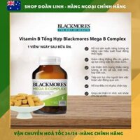 Viên uống bổ sung vitamin nhóm b, blackmores mega b complex 75 viên úc, Hàng chuẩn Úc đi air, Date xa