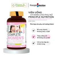 Viên Uống Bổ Sung Vitamin Tổng Hợp Cho Phụ Nữ PRINCIPLE NUTRITION Complete Womens Multivitamin 100 Viên