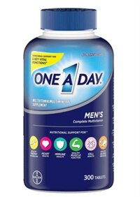 Viên Uống Bổ Sung Vitamin Tổng Hợp *Cho Nam* One A Day Men (300v) 02/2025 – *Flash Sale 1/8* – Hũ