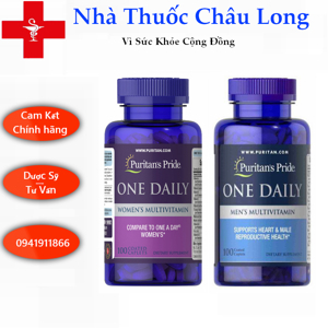 Viên uống bổ sung Vitamin và khoáng chất cho nam giới Puritan's Pride One Daily Men's Multivitamin 100 viên