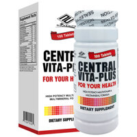 Viên Uống Bổ Sung Vitamin và Khoáng Chất Central Vita-Plus (Lọ 100 viên)
