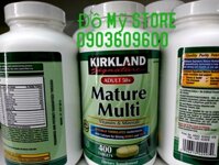 Viên uống bổ sung Vitamin và khoáng chất cho người trên 50 tuổi, Kirkland Signature™ Mature Adults 50+ Multi (400 viên)